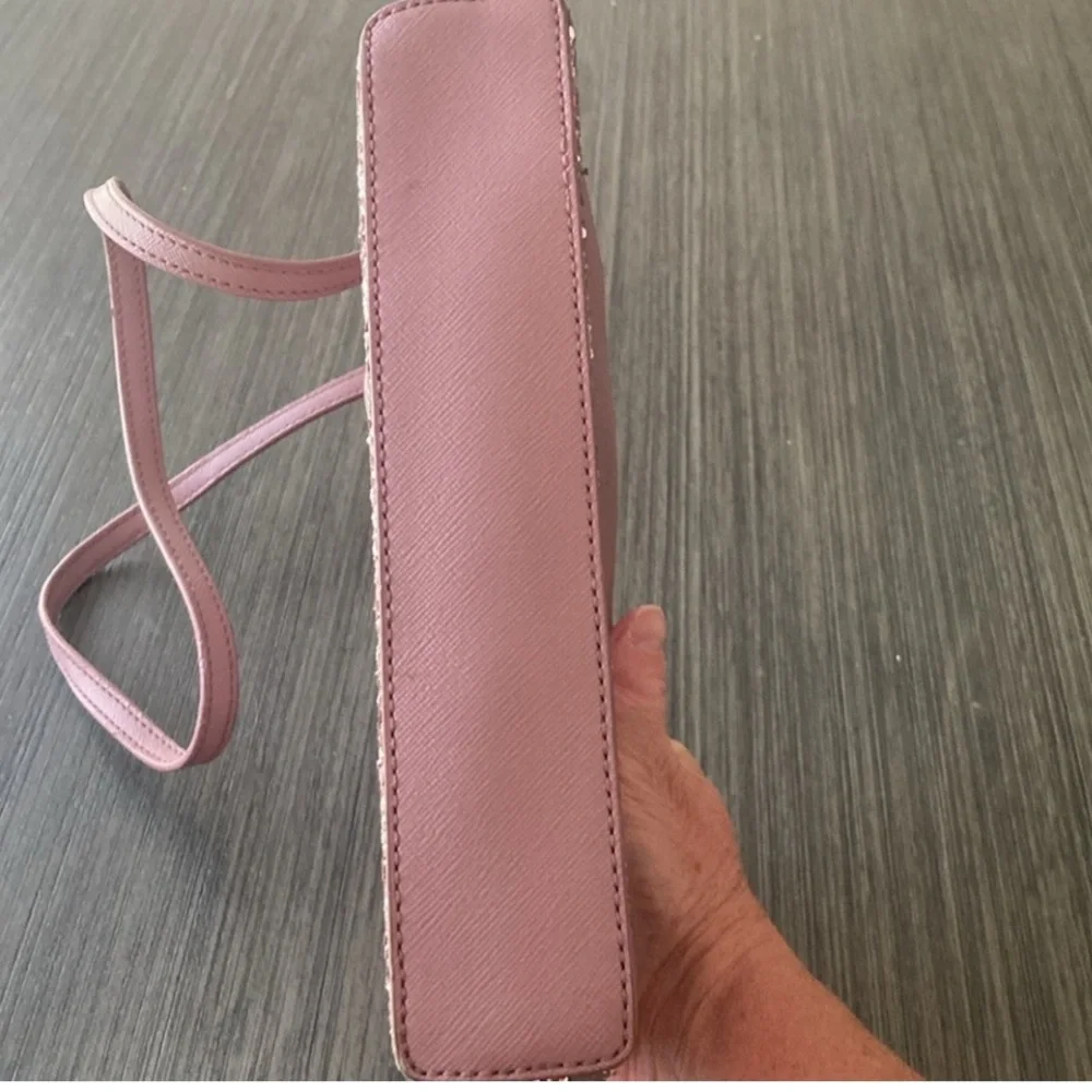 Kate Spade Pink Glitter Crossbody Bag Sequin Mini Purse – Spring Summer - Picture 7 of 11